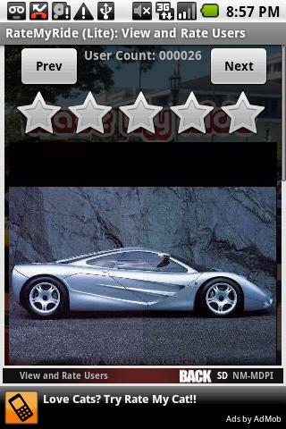 Rate My Ride (Lite) 1.5 Only Android Entertainment