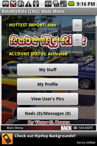 Rate My Ride (Lite) 1.5 Only Android Entertainment