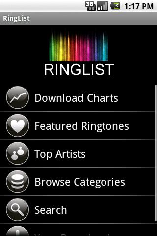 RingList – Free Ringtones! Android Entertainment