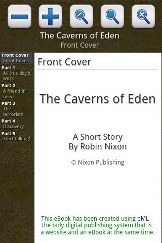 The Caverns of Eden Free eBook Android Entertainment