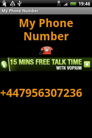 My Phone Number Android Entertainment