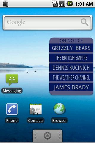 Colbert On Notice Widget Android Entertainment
