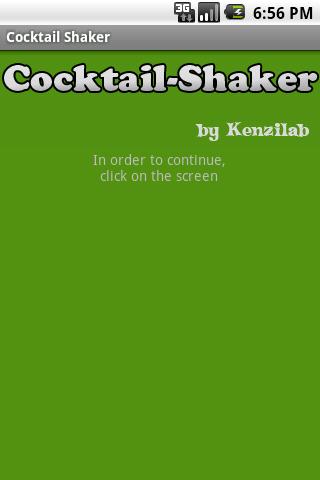 Cocktail Shaker Android Entertainment