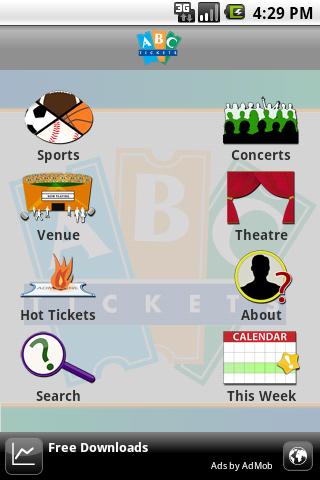ABC Tickets Android Entertainment