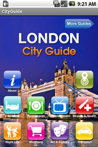 City Guide – London Android Entertainment