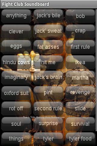 Fight Club Soundboard Android Entertainment