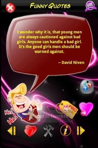 Funny Quotes Lite Android Entertainment
