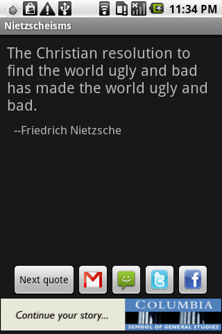 Nietzscheisms Android Entertainment