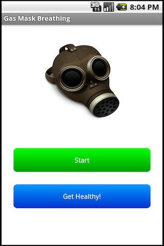 Gas Mask Breathing