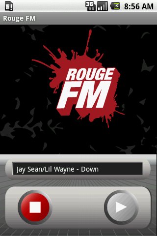 Rouge FM player Android Entertainment