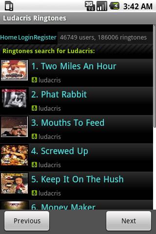 Ludacris Ringtones Android Entertainment