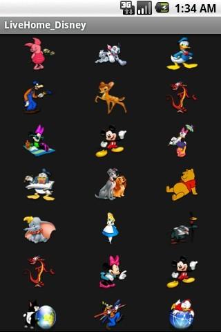 LiveHome_Disney IconPkg Android Entertainment