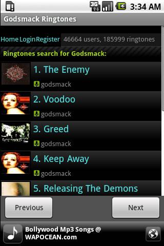 Godsmack Ringtones