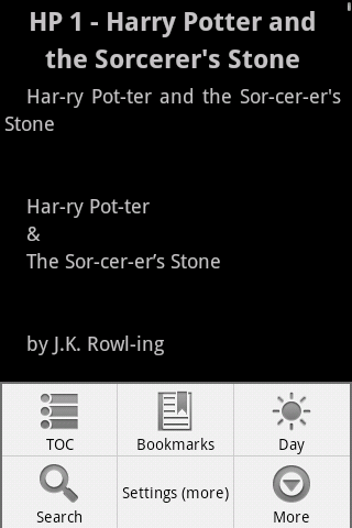 eBook – Harry Potter 1 Android Entertainment