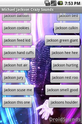 Michael Jackson Crazy Sounds Android Entertainment