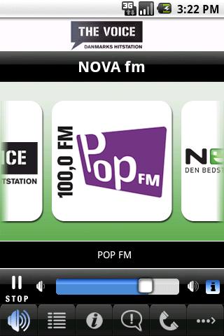 Nova fm, Pop fm & The Voice Android Entertainment