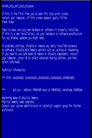Blue Screen Of Death – Prank Android Entertainment