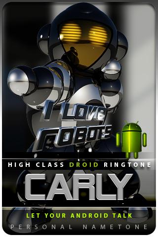 CARLY nametone droid Android Entertainment