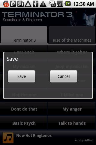Arnold Terminator 3 Soundboard Android Entertainment