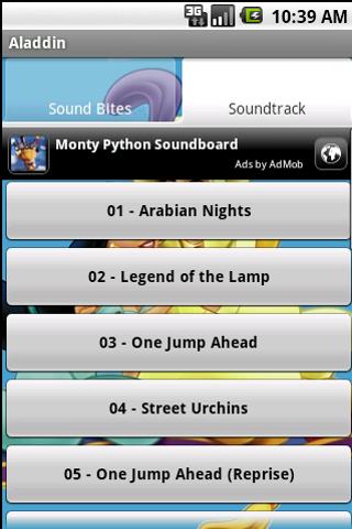 Aladdin Soundboard Android Entertainment