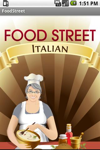 FoodStreet-Italian Android Entertainment