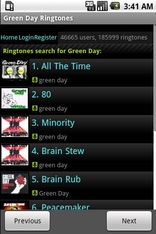 Green Day Ringtones Android Entertainment