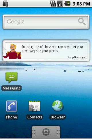 Futurama Quote Widget Android Entertainment