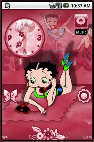 Open Home Skin Betty Boop Android Entertainment