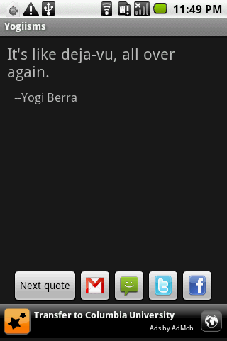 Yogi-isms (Yankee Great!) Android Entertainment