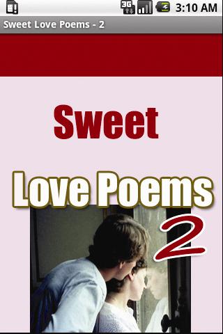 Sweet Love Poems – 2 Android Entertainment
