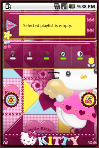 Open Home Skin HELLO KITTY Android Entertainment