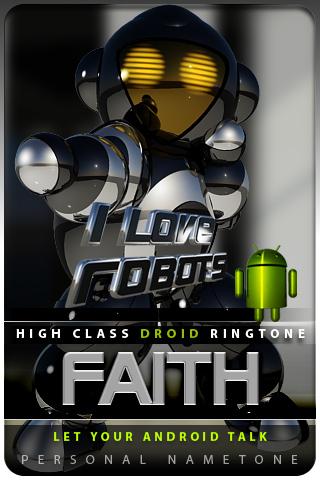 FAITH nametone droid Android Entertainment