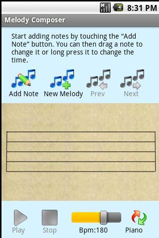 Melody Composer Android Entertainment