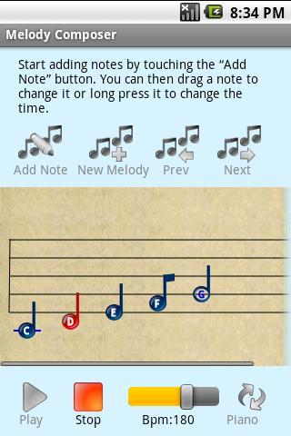 Melody Composer Android Entertainment