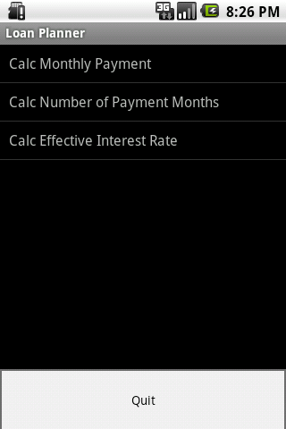 Loan Planner Android Finance