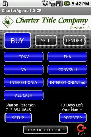 CharterAgent Android Finance