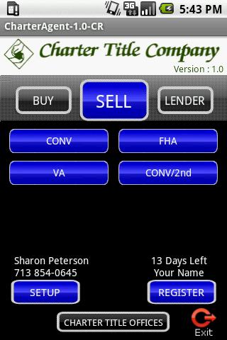 CharterAgent Android Finance