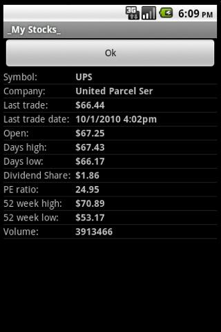 _My Stocks_ Android Finance