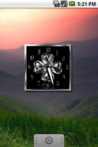 HQ Diamond Shamrock Clock Android Finance