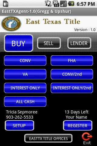 EastTXAgent Android Finance