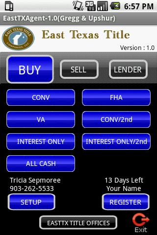 EastTXAgent Android Finance