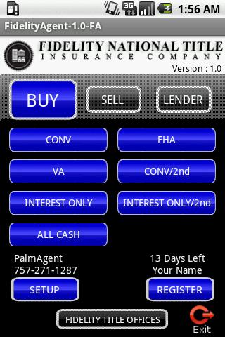 FidelityAgent OR Android Finance
