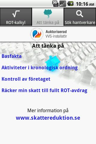 ROTavdraget Android Finance