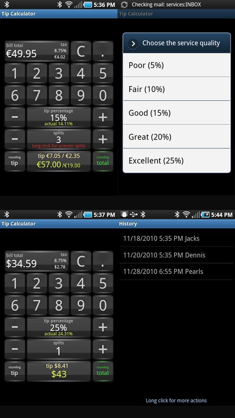 Tip Calculator (Charity) Android Finance