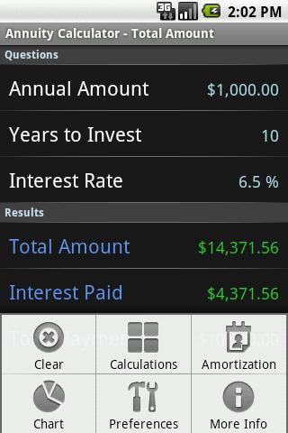 Annuity Calculator  Full