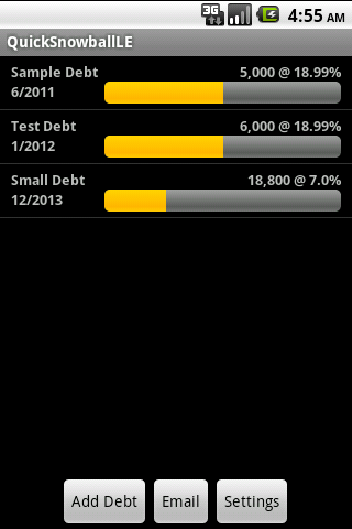 Quick Snowball Android Finance