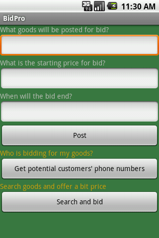 BidPro Android Finance