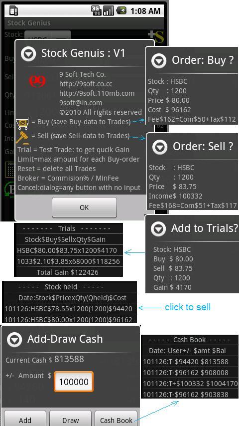 Stock Genius for android 1.6 Android Finance