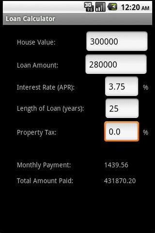 Free Mortgage Calculator Android Finance