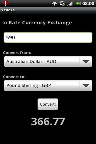 xcRate – Exchange Rate convert Android Finance